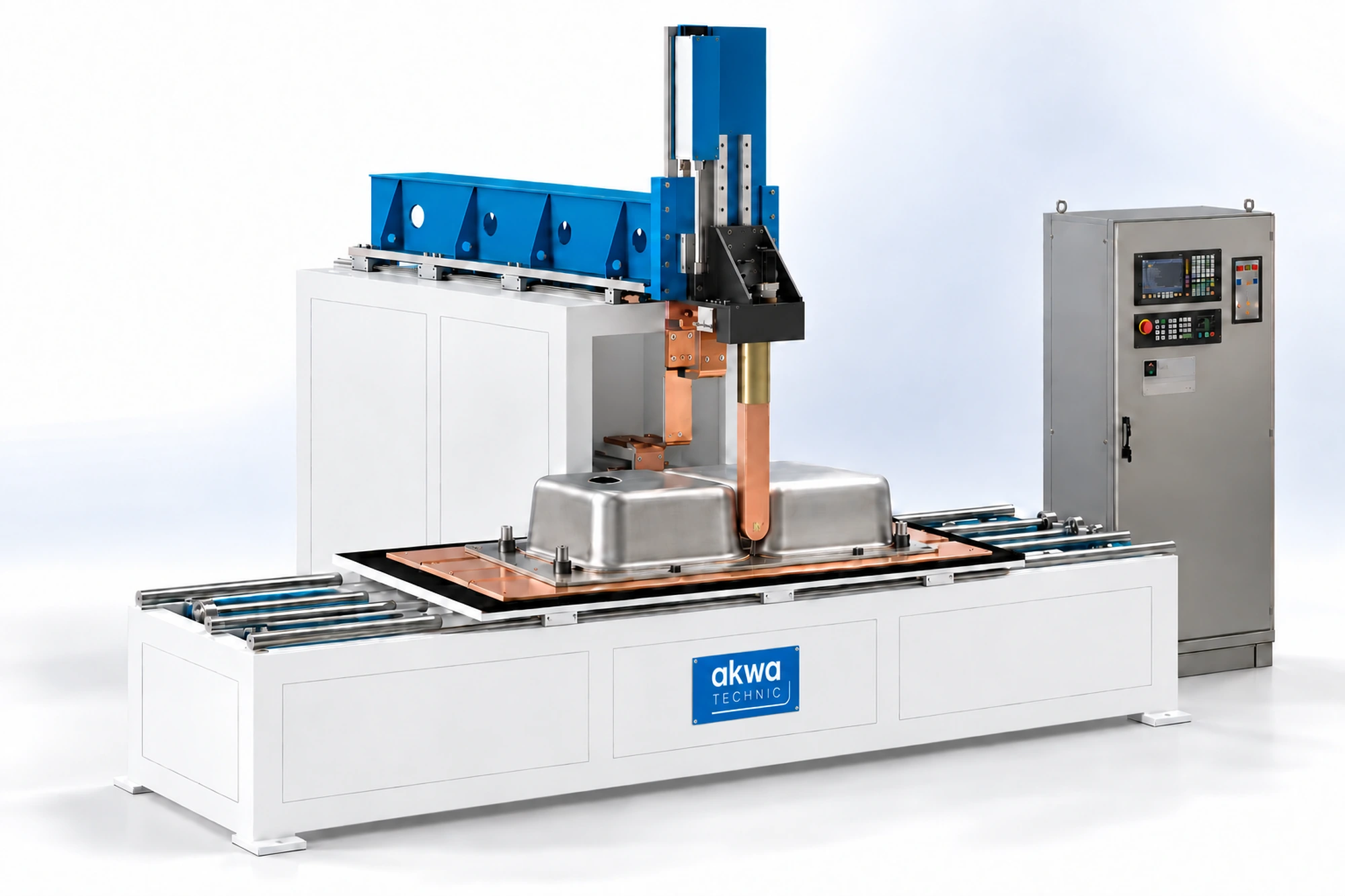 Saldatrice CNC a Rulli per Lavelli · 1